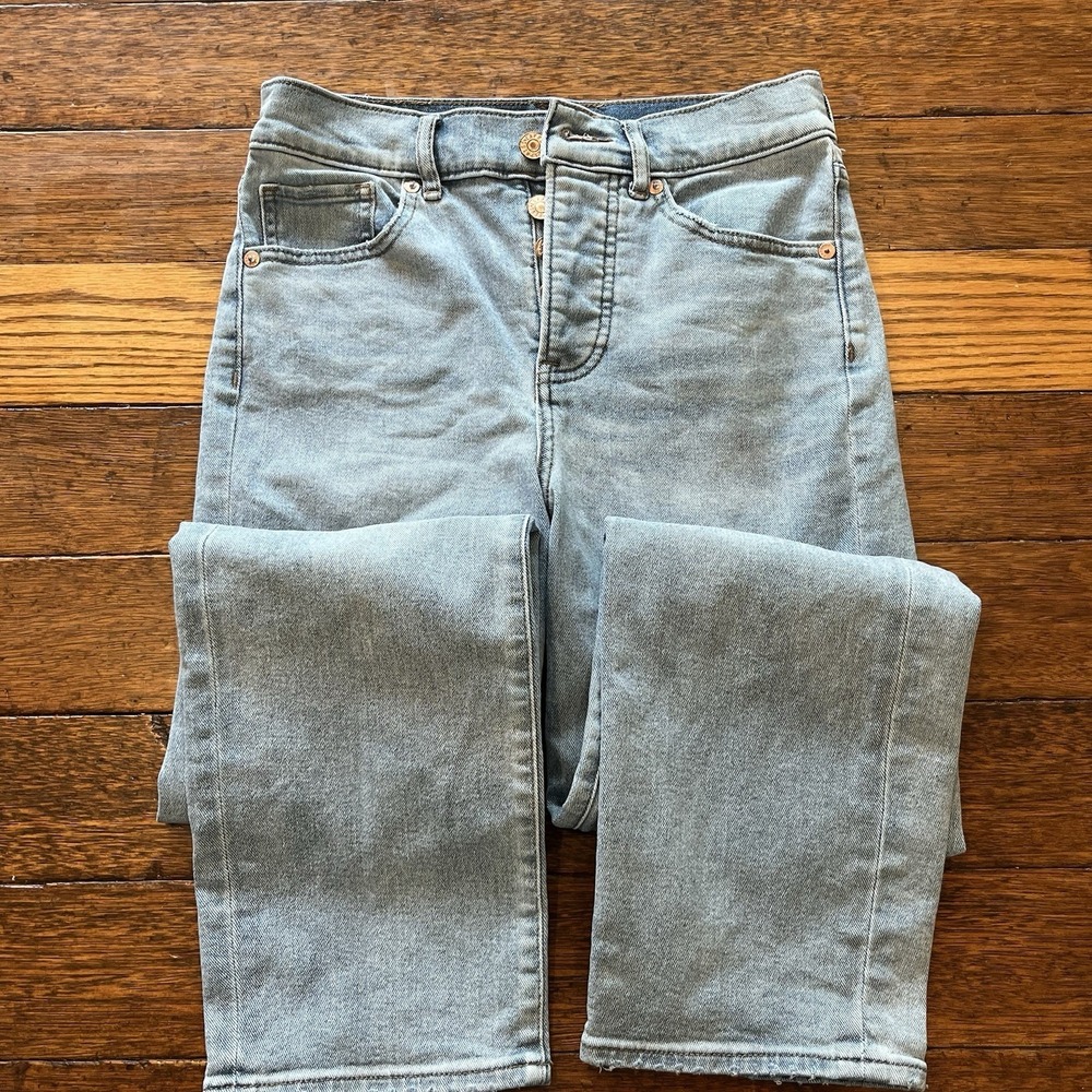 Express straight ankle high rise jeans Women's Size 0R